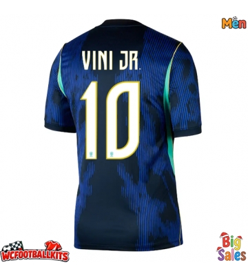 Brazil Vinicius Junior #10 Replica Away Stadium Shirt World Cup 2026 Short Sleeve
